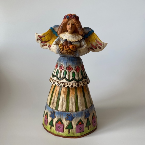 Jim Shore Heartwood Creek Angel of Love Figurine 2002 Vintage Collectible - Picture 2 of 9